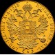 4 dukát osztrák arany pénzérme (mai utánveret)