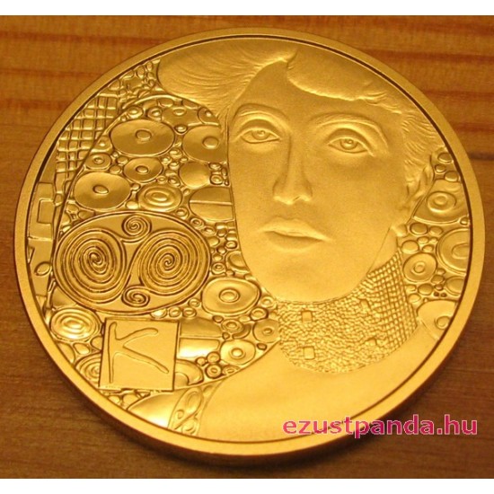 Klimt 2012 Adele Bloch-Bauer 50 Euro proof arany pénzérme