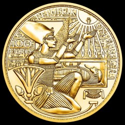 Az arany varázslata - A fáraók aranya 2020 100 Euro proof arany pénzérme