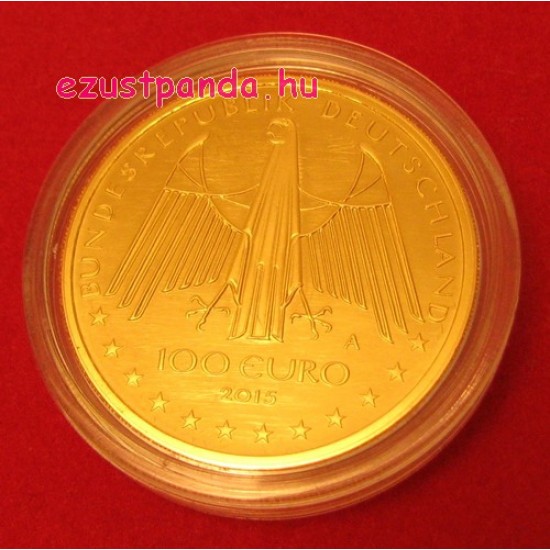 Rajna völgye 2015 100 Euro német arany pénzérme