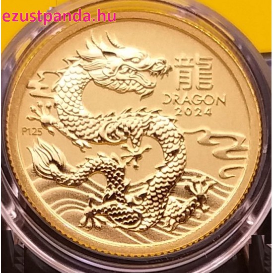 Lunar3 Sárkány éve 2024 1/10 uncia arany pénzérme Lunar3 Sárkány éve 2024 1/10 uncia arany pénzérme