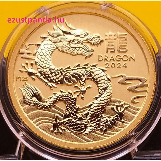 Lunar3 Sárkány éve 2024 1/4 uncia arany pénzérme