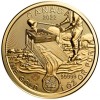 Aranyláz Klondike-ban 2022 1 uncia 99,999 kanadai arany pénzérme - ÖT KILENCES SZÍNARANY!