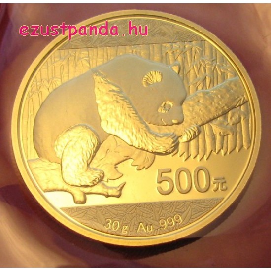 Panda 2016 30g arany pénzérme