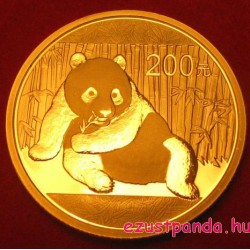 Panda 2015 1/2 uncia arany pénzérme