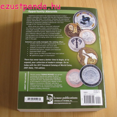 Érmekatalógus World Coins 2001-2017 Krause-Mishler (angol nyelvű)