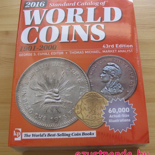 Érmekatalógus World Coins 1901-2000 Krause-Mishler (angol nyelvű)