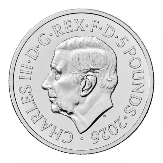 Lunar Ló éve 2026 5 font brit réz-nikkel pénzérme