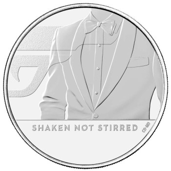 James Bond 007 brit 5 font réz-nikkel pénzérme díszcsomagolásban - harmadik érme!