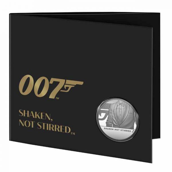 James Bond 007 brit 5 font réz-nikkel pénzérme díszcsomagolásban - harmadik érme!