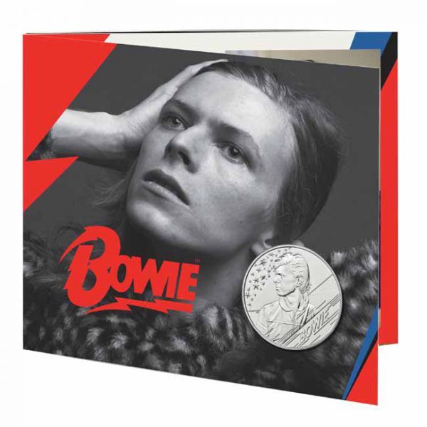 David Bowie 2020 5 font réz-nikkel pénzérme