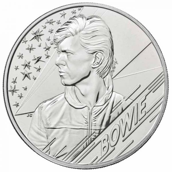 David Bowie 2020 5 font réz-nikkel pénzérme