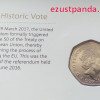 Brexit 50p 2020 réz-nikkel pénzérme Brexit 50p 2020 réz-nikkel pénzérme