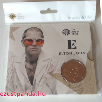 Elton John 2020 5 font réz-nikkel pénzérme