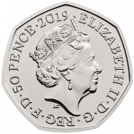 Sherlock Holmes 50p 2019 réz-nikkel pénzérme