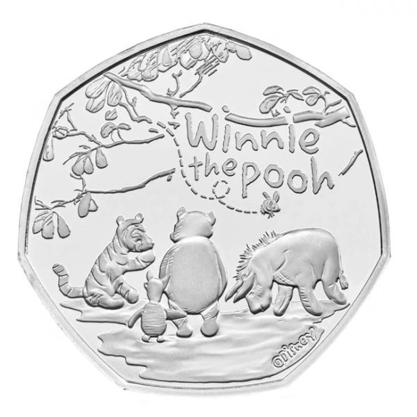 Micimackó és barátai 50p 2022 réz-nikkel pénzérme Micimackó és barátai 50p 2022 réz-nikkel pénzérme