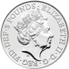 A Királynő címerállatai 2021 brit 5 font réz-nikkel pénzérme díszcsomagolásban