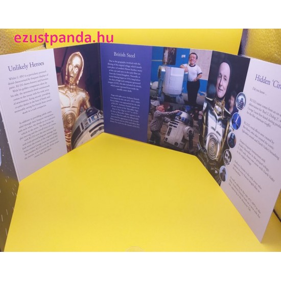 Csillagok háborúja R2-D2 és C-3PO 50p 2023 brit réz-nikkel pénzérme Csillagok háborúja R2-D2 és C-3PO 50p 2023 brit réz-nikkel pénzérme