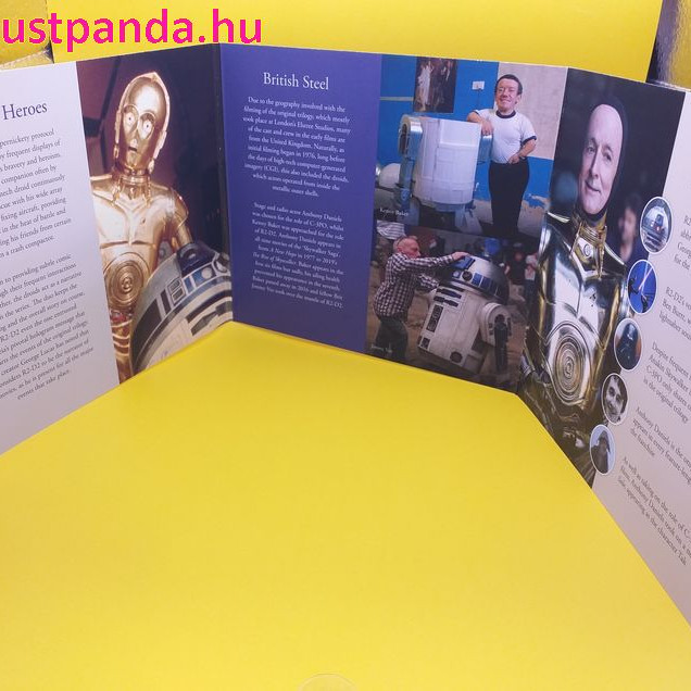 Csillagok háborúja R2-D2 és C-3PO 50p 2023 brit réz-nikkel pénzérme Csillagok háborúja R2-D2 és C-3PO 50p 2023 brit réz-nikkel pénzérme