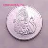 A Tudor-ház címerállatai - Oroszlán 2022 brit 5 font réz-nikkel pénzérme díszcsomagolásban