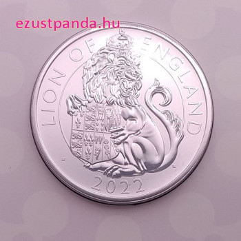 A Tudor-ház címerállatai - Oroszlán 2022 brit 5 font réz-nikkel pénzérme díszcsomagolásban