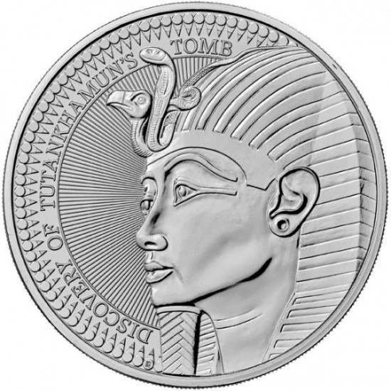 Tutankhamon sírjának felfedezése 2022 brit 5 font réz-nikkel pénzérme díszcsomagolásban