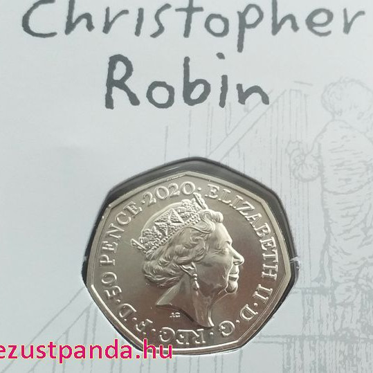Micimackó és Róbert Gida 50p 2020 réz-nikkel pénzérme