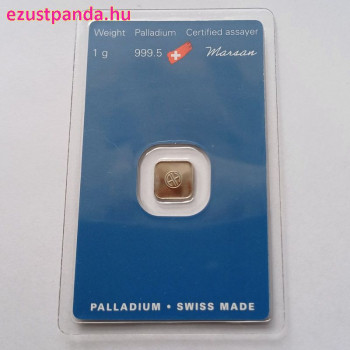 Palládium 1gramm Argor-Heraeus (svájci)