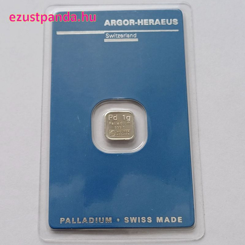 Palládium 1gramm Argor-Heraeus (svájci) Palládium 1gramm Argor-Heraeus (svájci)
