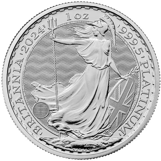 Britannia 2024 1 uncia platina pénzérme