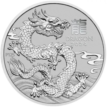 Lunar3 Sárkány éve 2024 1 uncia platina pénzérme - CSAK 5.000 PÉLDÁNYBAN!
