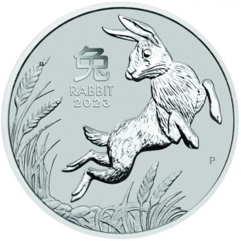 Lunar3 Nyúl éve 2023 1 uncia platina pénzérme - CSAK 5.000 PÉLDÁNYBAN!