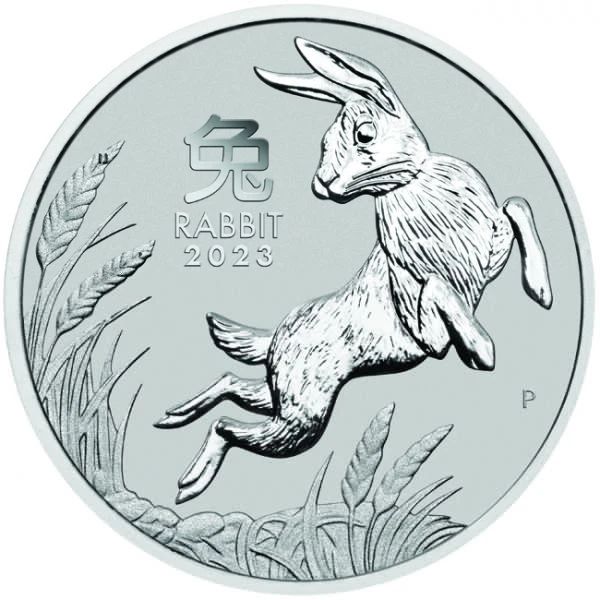 Lunar3 Nyúl éve 2023 1 uncia platina pénzérme - CSAK 5.000 PÉLDÁNYBAN!