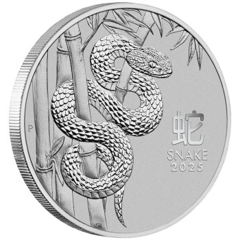 Lunar3 Kígyó éve 2025 1 uncia platina pénzérme - CSAK 5.000 PÉLDÁNYBAN!