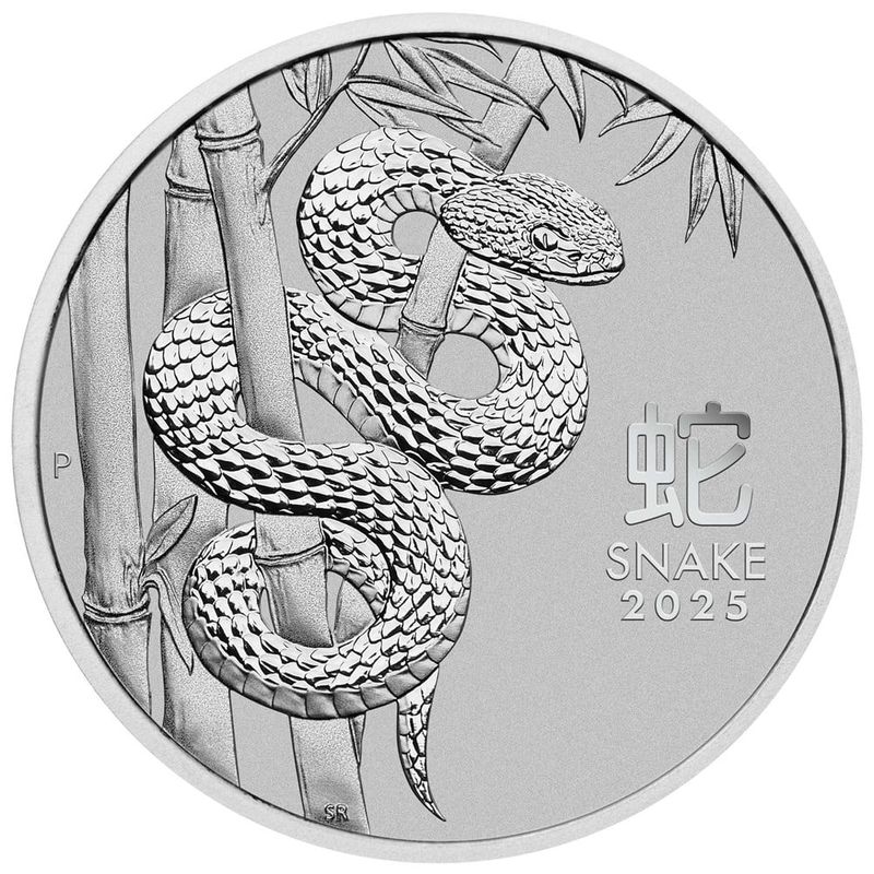 Lunar3 Kígyó éve 2025 1 uncia platina pénzérme - CSAK 5.000 PÉLDÁNYBAN!