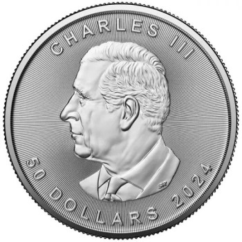 Maple Leaf Juharlevél 2024 1 uncia platina pénzérme Maple Leaf Juharlevél 2024 1 uncia platina pénzérme