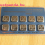 Palládium 10x1gramm Multicard Argor-Heraeus (svájci)