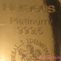 Platina rúd 1 uncia Argor-Heraeus (svájci)