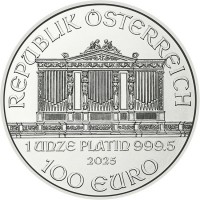 Philharmoniker arany, ezüst és platina pénzérmék