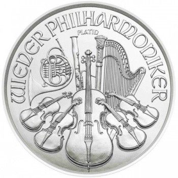 Philharmoniker 2026 1/25 uncia platina pénzérme