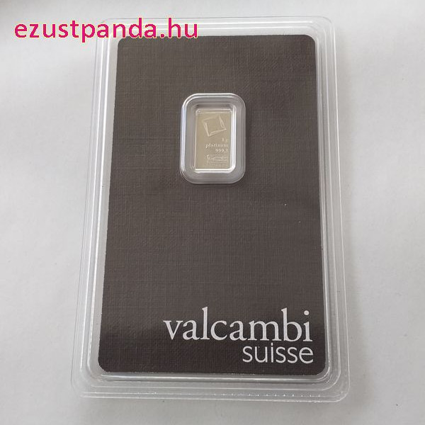 Platina 1 gramm Valcambi (svájci) Platina 1 gramm Valcambi (svájci)