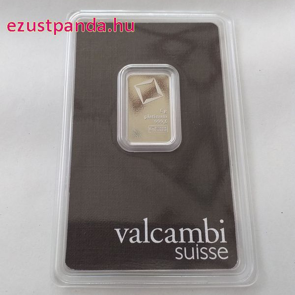 Platina 5 gramm Valcambi (svájci) Platina 5 gramm Valcambi (svájci)