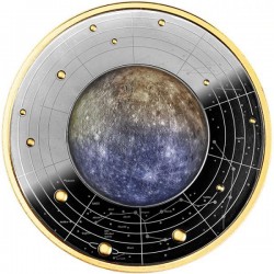    Naprendszerünk - A Merkúr Kamerun 2021 ezüst pénzérme - CSAK 555 példány!