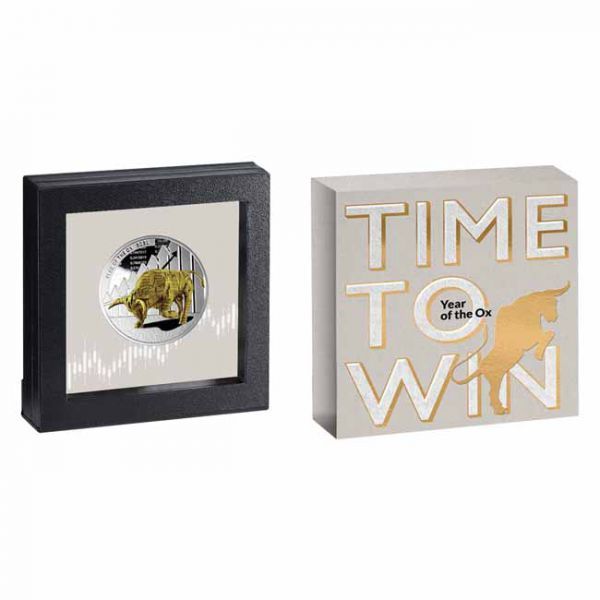 Time to Win 2021 proof ezüst pénzérme - CSAK 999 példány!
