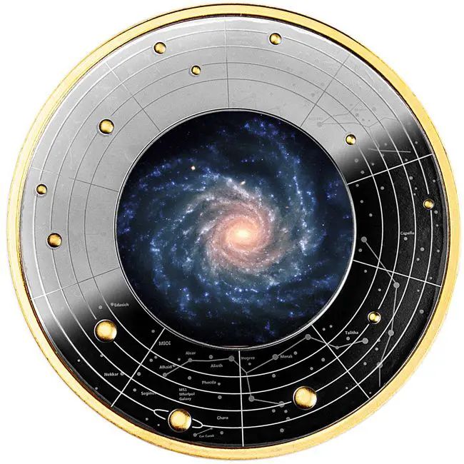 Galaxis (1) NGC 1232 - "Isten szeme" Kamerun 2024 ezüst pénzérme - CSAK 700 példány! Galaxis (1) NGC 1232 - "Isten szeme" Kamerun 2024 ezüst pénzérme - CSAK 700 példány!