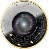 Galaxis (6) NGC 1097 "Fekete lyuk" Kamerun 2024 ezüst pénzérme - CSAK 700 példány!