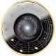 Galaxis (6) NGC 1097 "Fekete lyuk" Kamerun 2024 ezüst pénzérme - CSAK 700 példány!