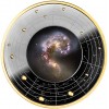 Galaxis (5) Antennae "A csáp-galaxisok" Kamerun 2024 ezüst pénzérme - CSAK 700 példány!