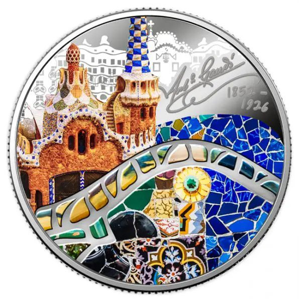 Gaudí színpompás világa 1. 2022 proof ezüst pénzérme - CSAK 999 példány! Gaudí színpompás világa 1. 2022 proof ezüst pénzérme - CSAK 999 példány!