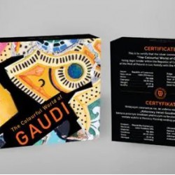 Gaudí színpompás világa 1. 2022 proof ezüst pénzérme - CSAK 999 példány!